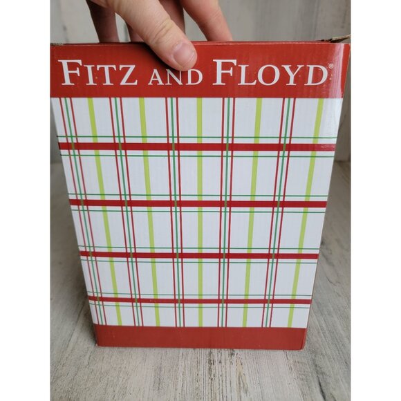 Fitz Floyd dear santa face plate xmas home decor st Nicholas‎ - Picture 4 of 4